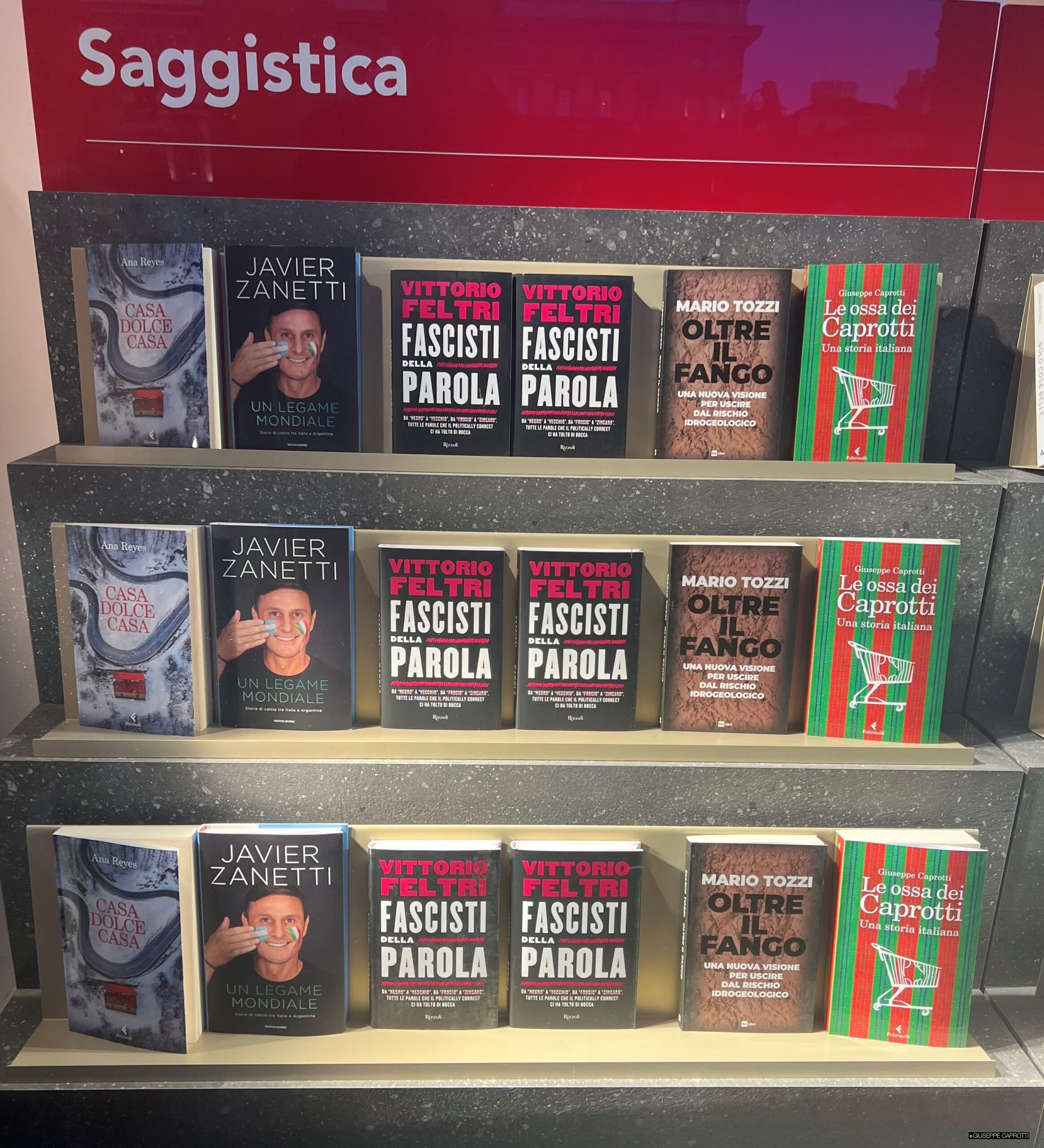 Le ossa dei Caprotti Mondadori Duomo novembre 2023