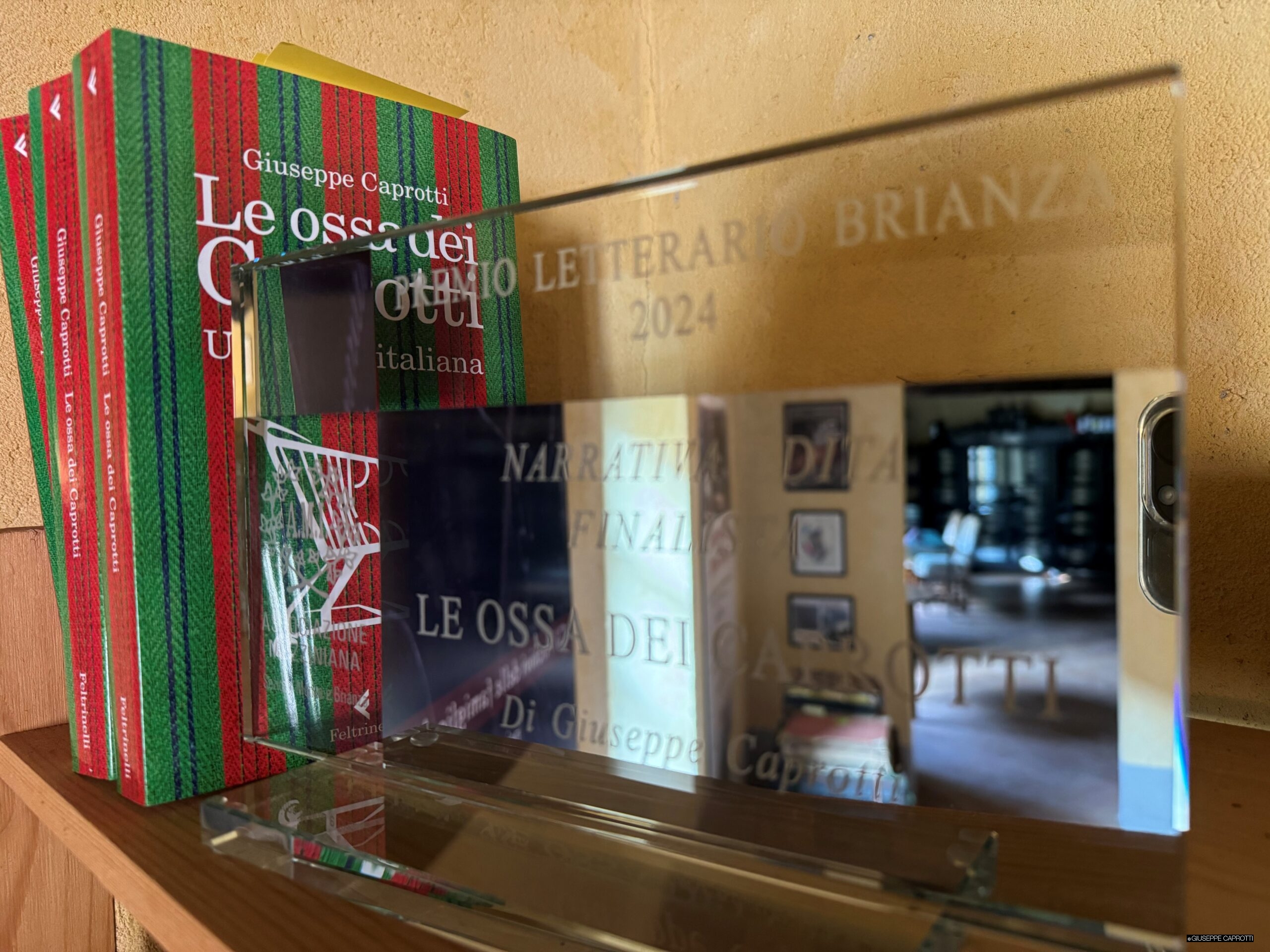 Le ossa dei Caprotti finalista premio Brianza 26 ottobre 2024