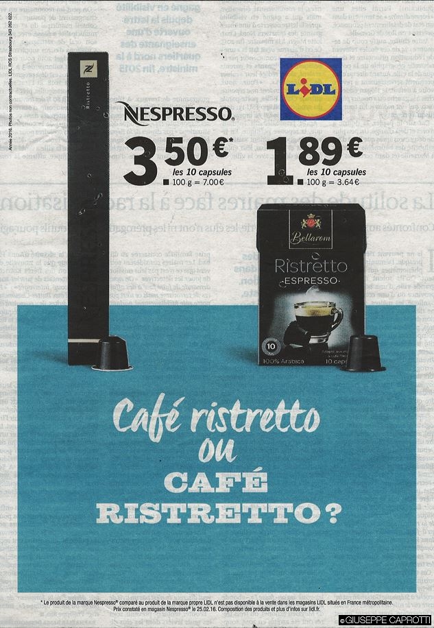 Lidl contro Nespresso