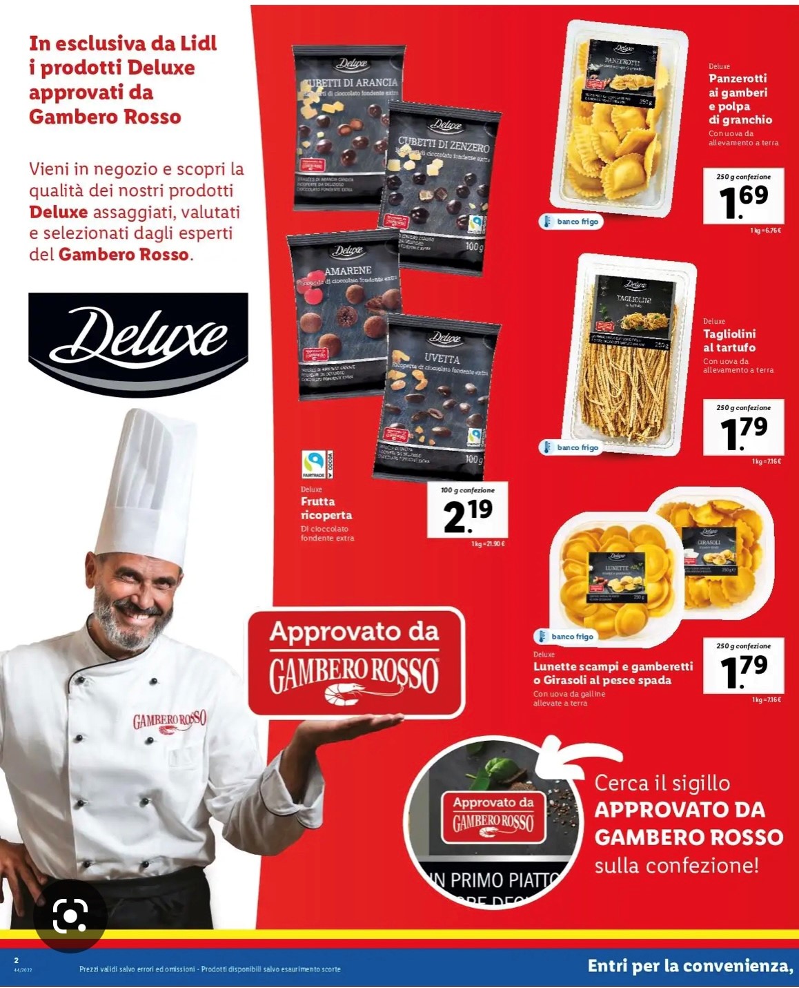 Lidl volantino Gambero Rosso