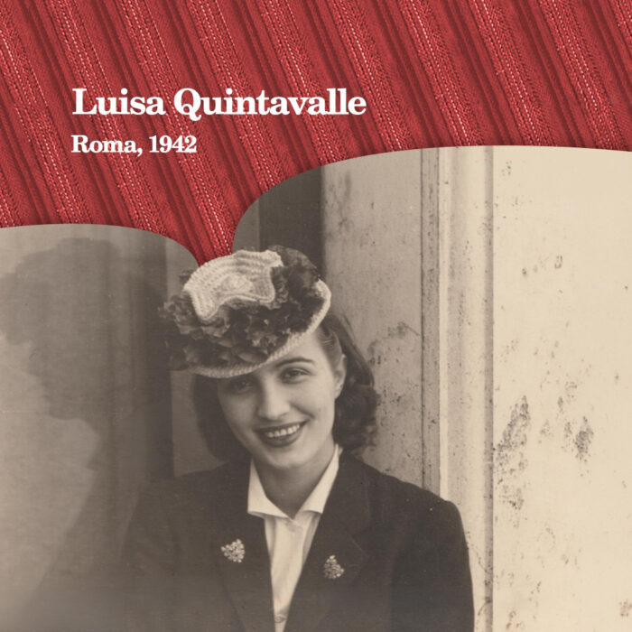 Luisa Quintavalle, Roma, 1942