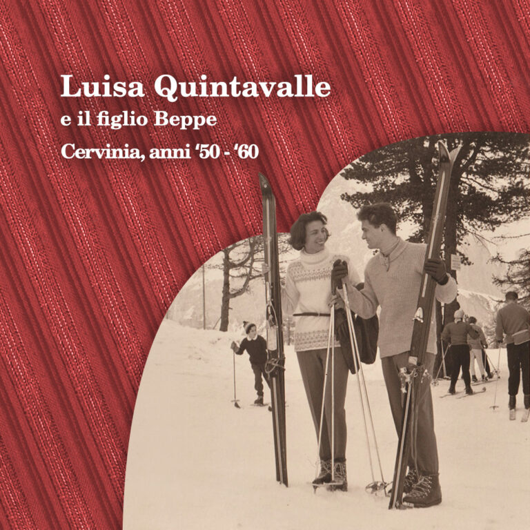 Luisa Quintavalle e il figlio Beppe Venosta