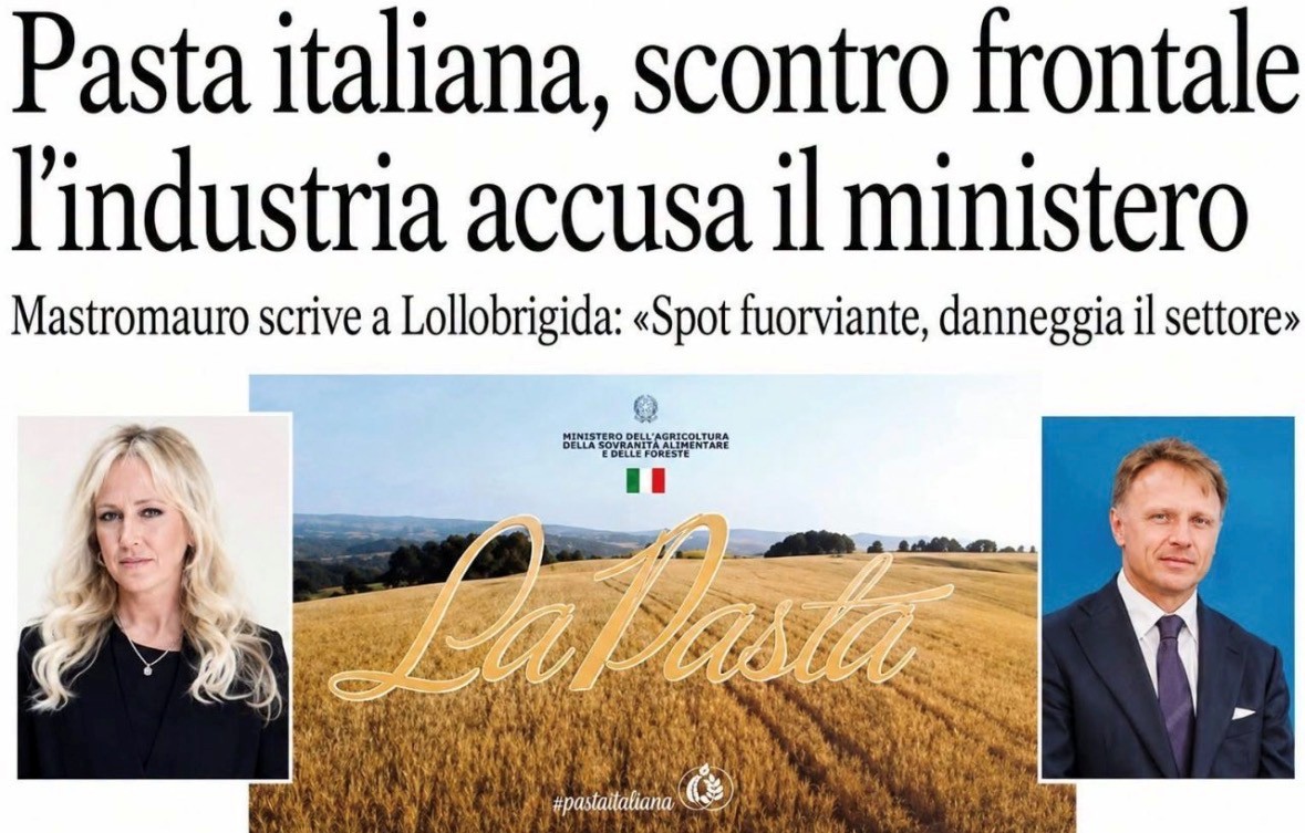 Mastomauro scrive a Lollobrigida agosto 2026