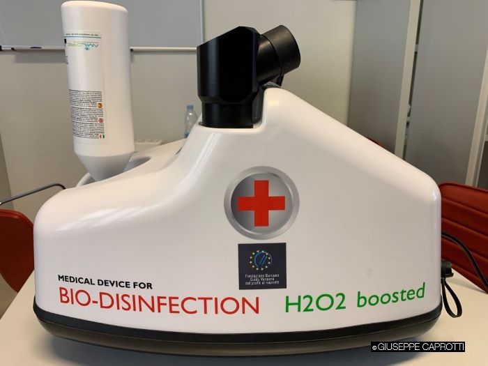 Medibios 2 sistema disinfezione Associazione Medici Volontari Italiani Onlus