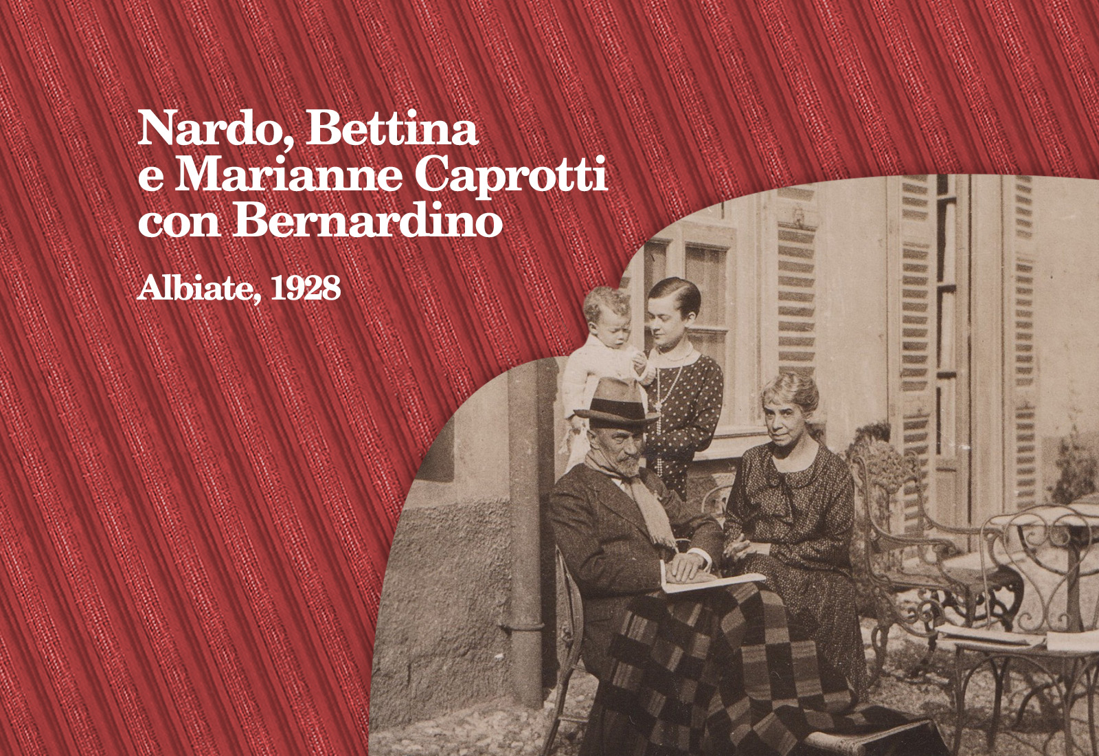 Nardo, Bettina, Marianne Caprotti with little Bernardo Caprotti,1928