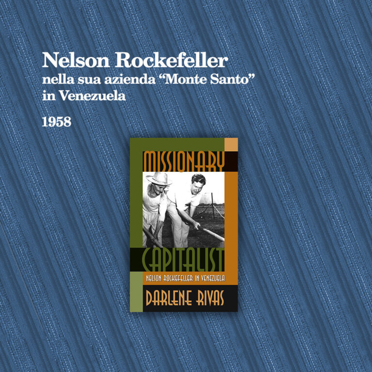 Nelson Rockefeller nella sua azienda “Monte Santo” in Venezuela, 1958