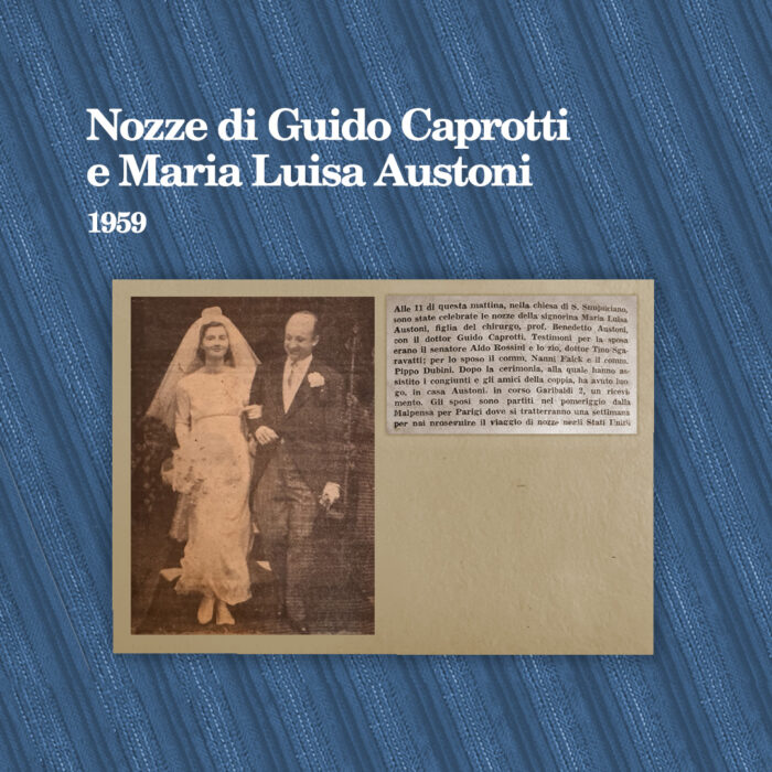 Nozze di Guido Caprotti e Maria Luisa Austoni, 1959
