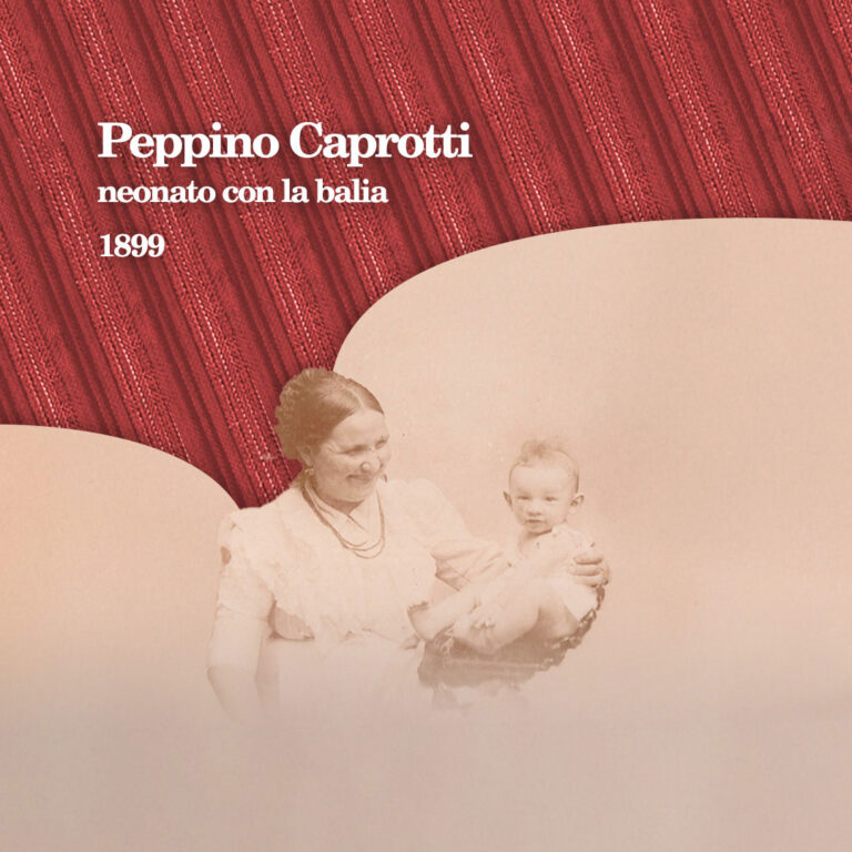 Peppino-Caprotti-neonato-con-la-balia,-1899