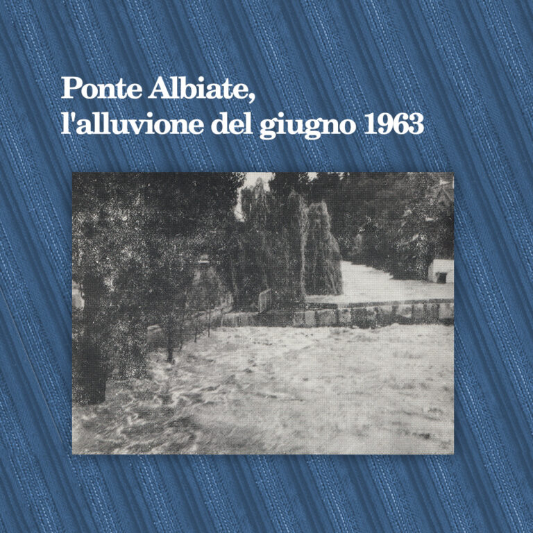 Albiate Bridge, the flood of June 1963