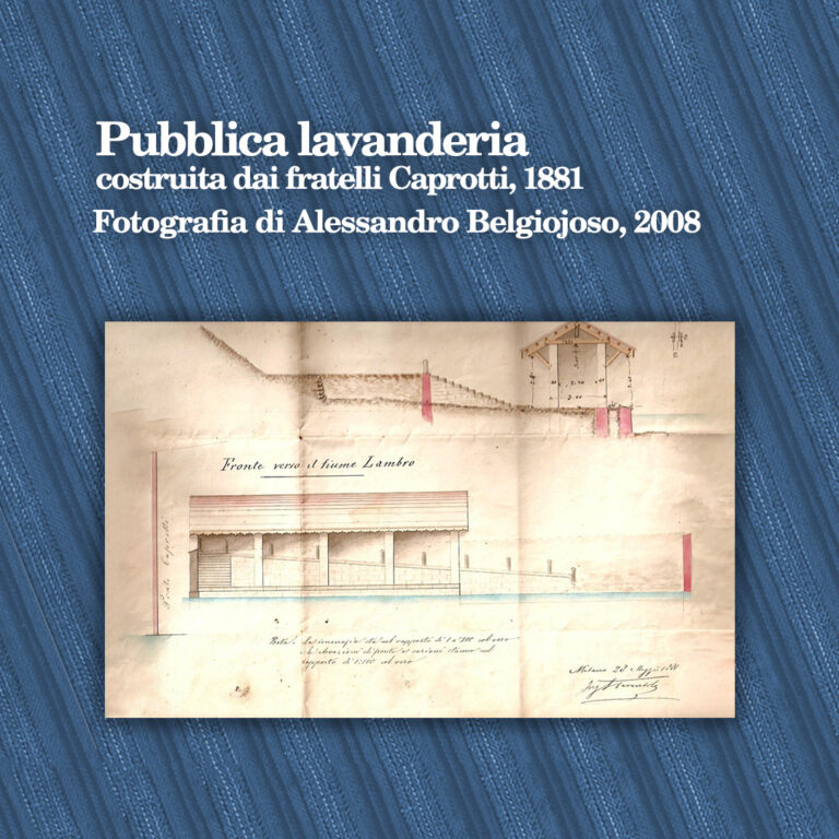 Pubblica lavanderia costruita dai fratelli Caprotti, 1881Fotografia di Alessandro Belgiojoso, 2008