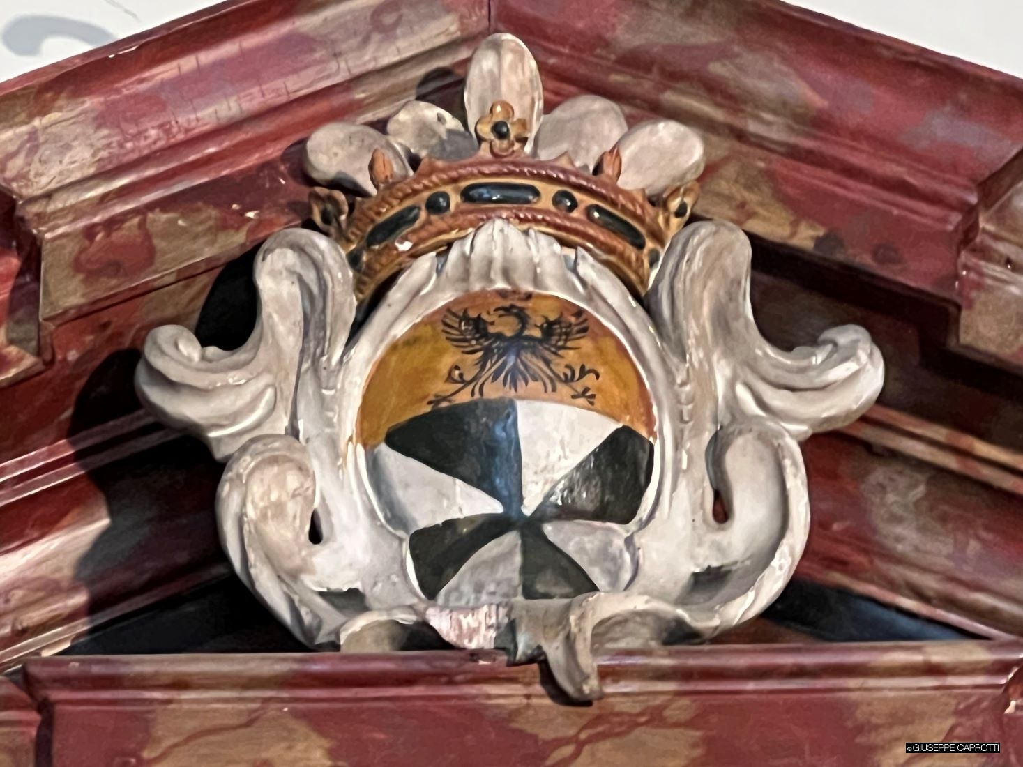 Stemma Airoldi cappella san Valerio