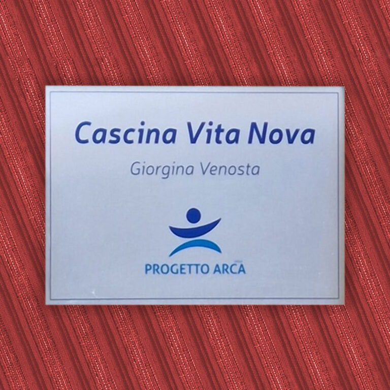 Targa dedicata a Giorgina Venosta vita Nova