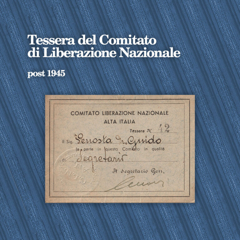 Tessera-del-Comitato-di-Liberazione-Nazionale,-post-1945
