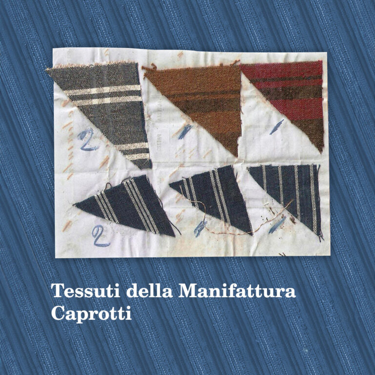 Campioni dei tessuti della Manifattura Caprotti