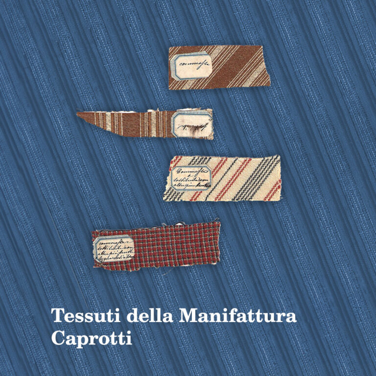 Campioni dei tessuti della Manifattura Caprotti