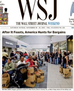 Usa alla ricerca di sconti WSJ 29 novembre 2025