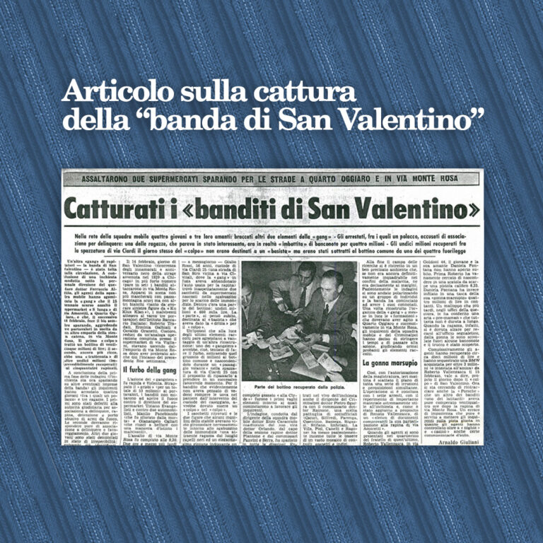 Vallanzasca_La rapina di viale Monte Rosa, 1972