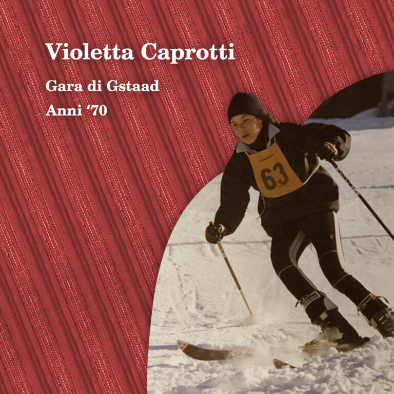 Violetta Caprotti Anni 70_Gara di Gstaad