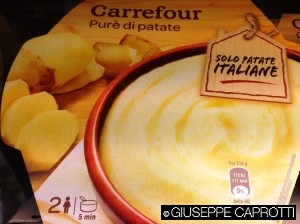 Carrefour purè solo patate italiane